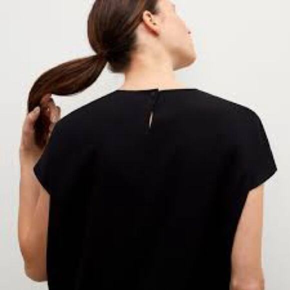 MM Lafleur The Didion Top - Crepe Black Medium - Picture 6 of 8